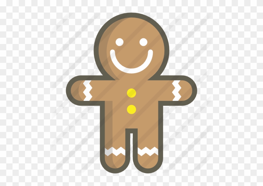 Gingerbread Man Free Icon - Gingerbread Man Free Icon #1579288