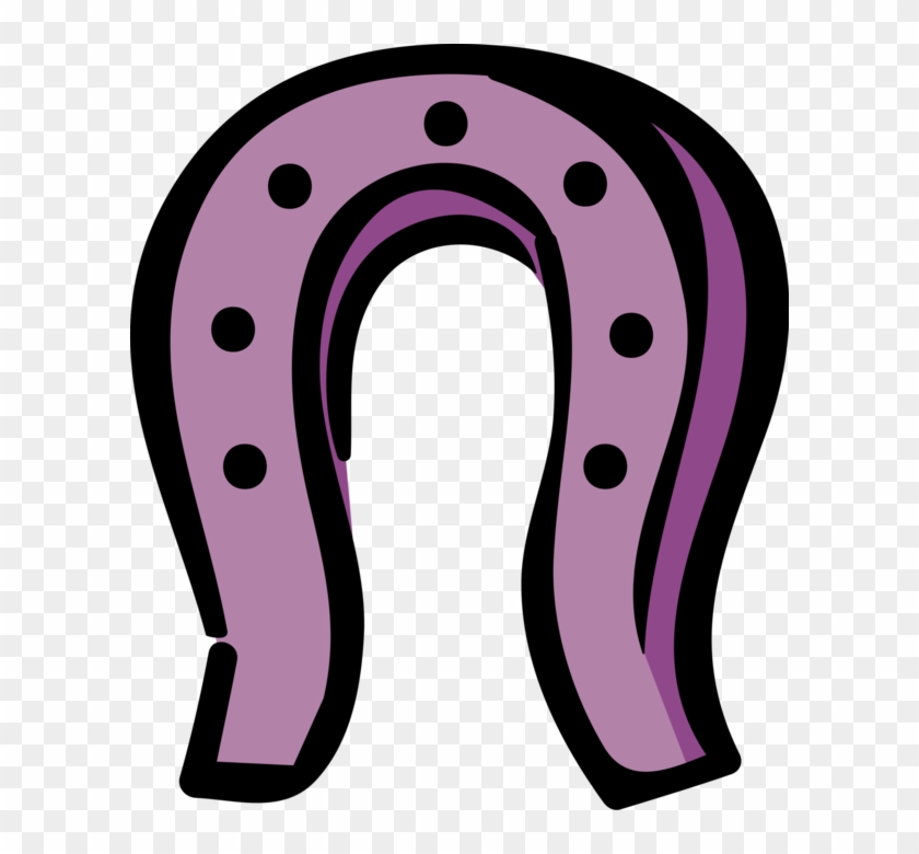 Horseshoe Clipart Purple - Horseshoe Clipart Purple #1579304
