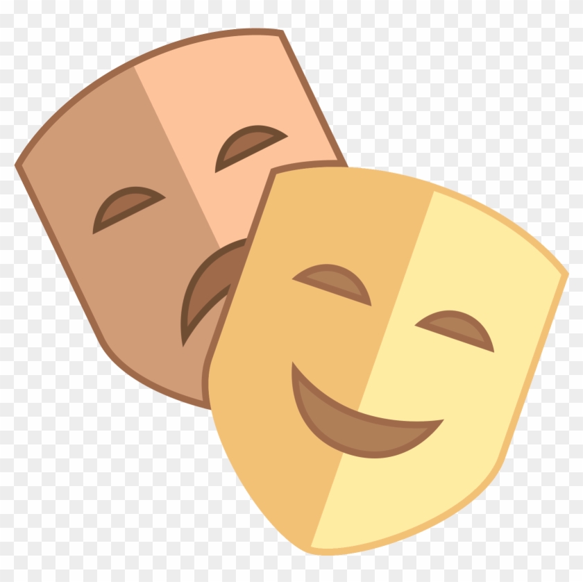 Theatre Clipart Happy Sad Face - Theatre Clipart Happy Sad Face #1579336