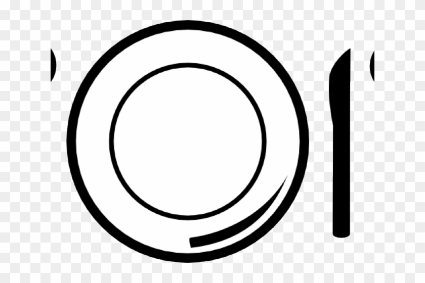 Dinner Plate Clipart Spoon Design - Dinner Plate Clipart Spoon Design #1579405