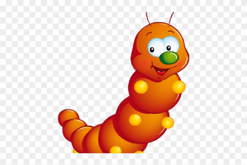 Inchworm Clipart Orange Caterpillar - Inchworm Clipart Orange Caterpillar #1579528