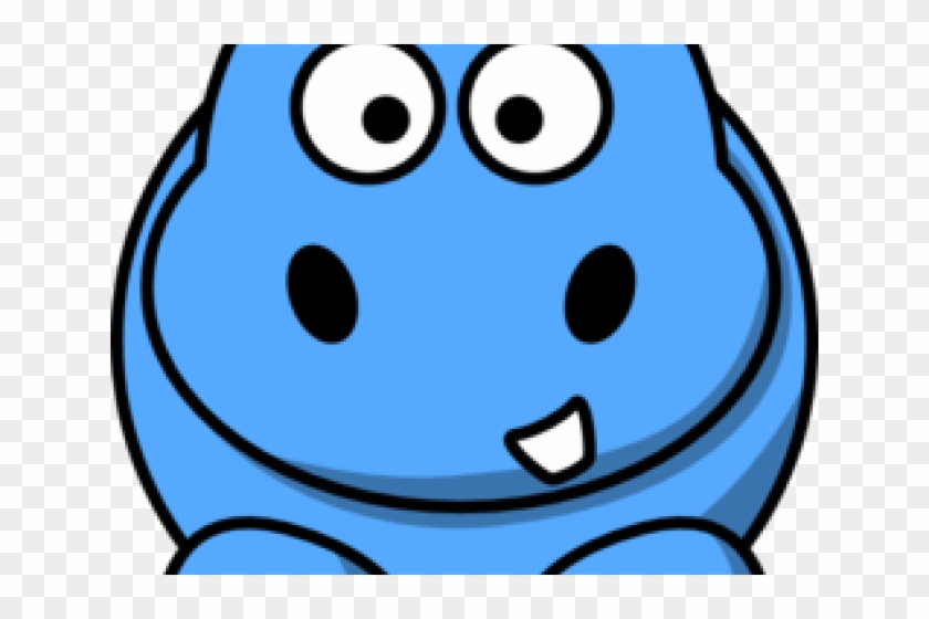 Hippo Clipart Blue Hippo - Hippo Clipart Blue Hippo #1579554