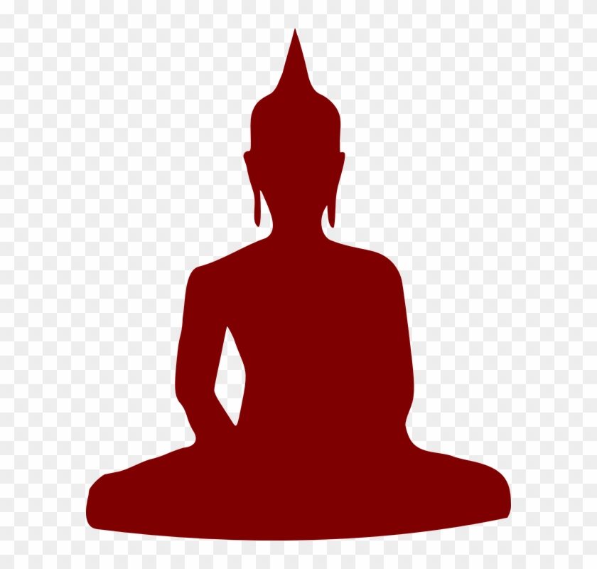 Buddhism, Yoga, Meditation, Silhouette, Man, Maroon - Buddhism, Yoga, Meditation, Silhouette, Man, Maroon #1579817