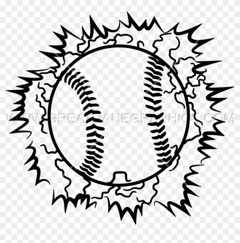 Lightning Clipart Baseball - Lightning Clipart Baseball #1579877