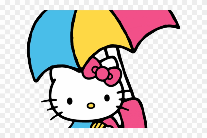 Umbrella Clipart Hello Kitty - Umbrella Clipart Hello Kitty #1580012