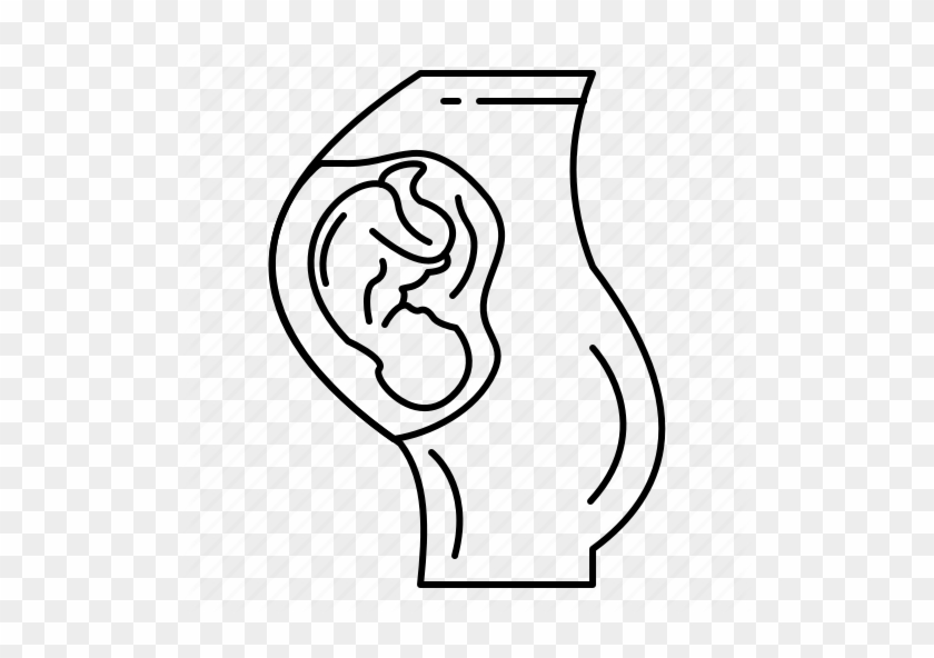 Obstetrics Pregnancy Women Icon - Obstetrics Pregnancy Women Icon #1580026