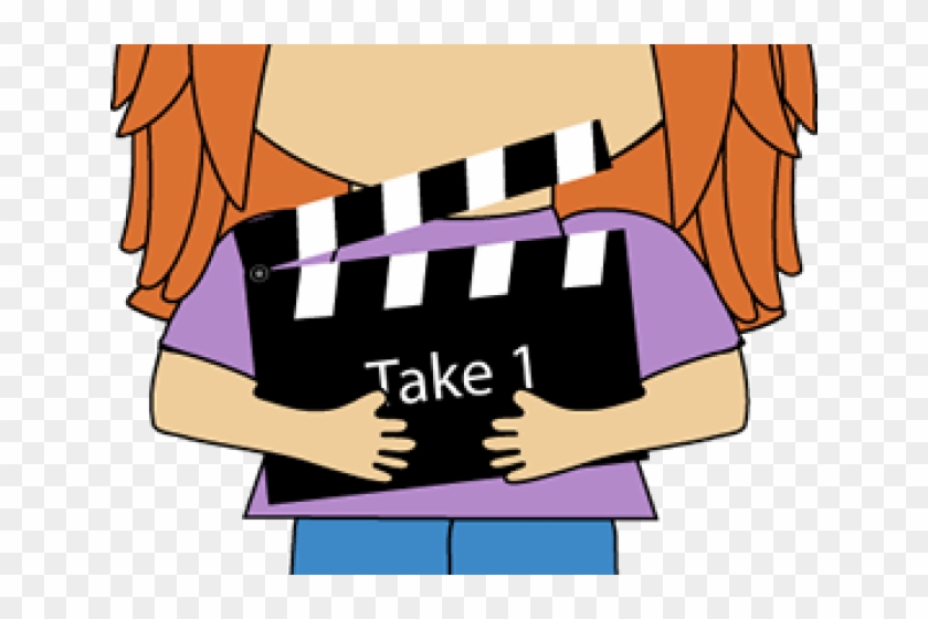 Clapperboard Clipart Movie Theater - Clapperboard Clipart Movie Theater #1580058