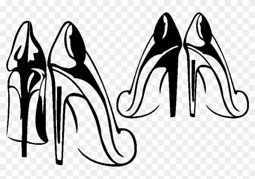 High Heeled Shoe Absatz Sticker Clip Art - High Heeled Shoe Absatz Sticker Clip Art #1580325