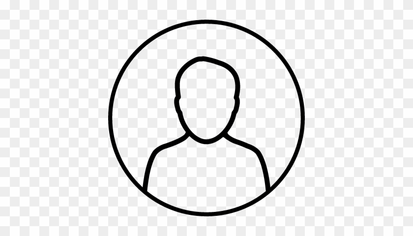 User Male Shape In A Circle, Ios 7 Interface Symbol - User Male Shape In A Circle, Ios 7 Interface Symbol #1580376