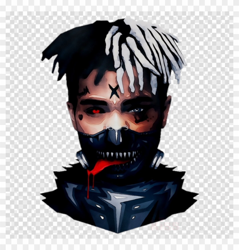 Xx Tentacion Clipart League T-shirt Bad - Xx Tentacion Clipart League T-shirt Bad #1580466