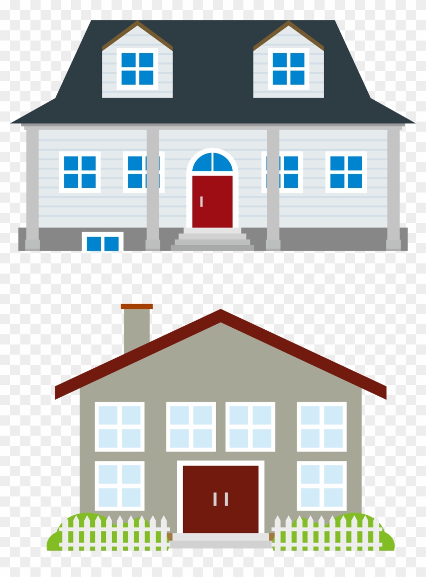Drawing House Clip Art - Simple 3d House Vector #244233