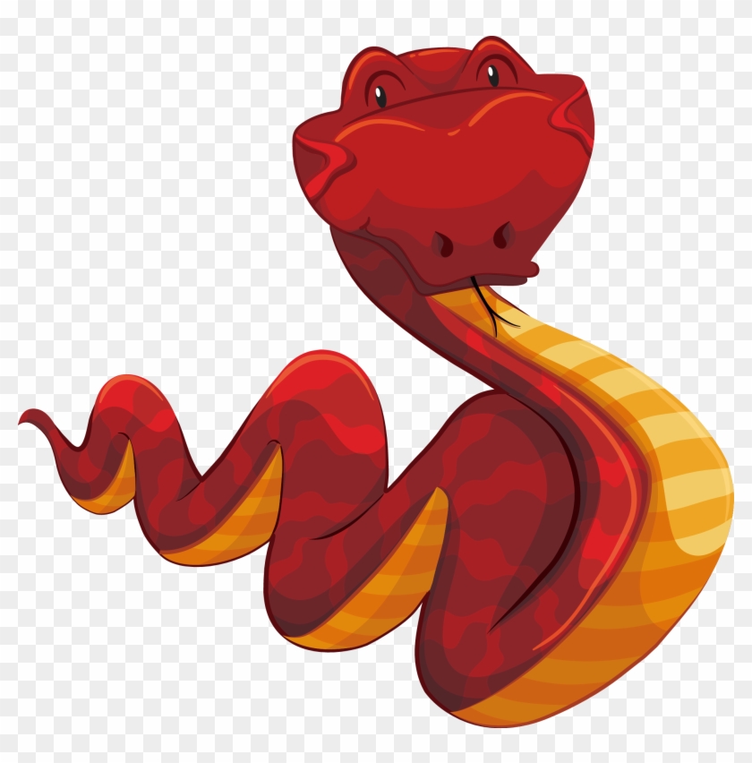 Serpiente De Dibujos Animados Clip Art - Snakes - Free Transparent PNG  Clipart Images Download