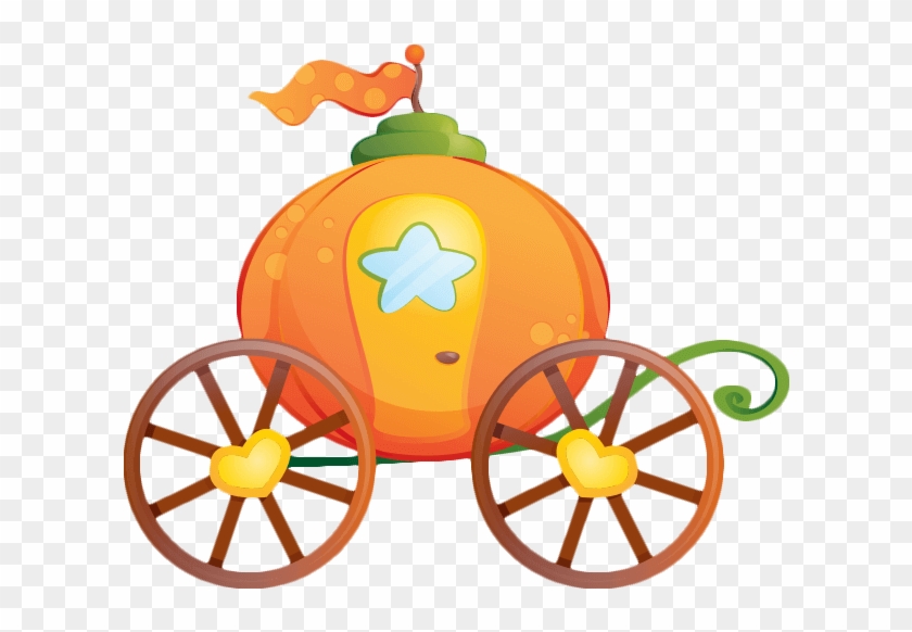 Cinderella Pumpkin Carriage Sticker Clip Art - Cinderella Pumpkin Carriage Sticker Clip Art #244521