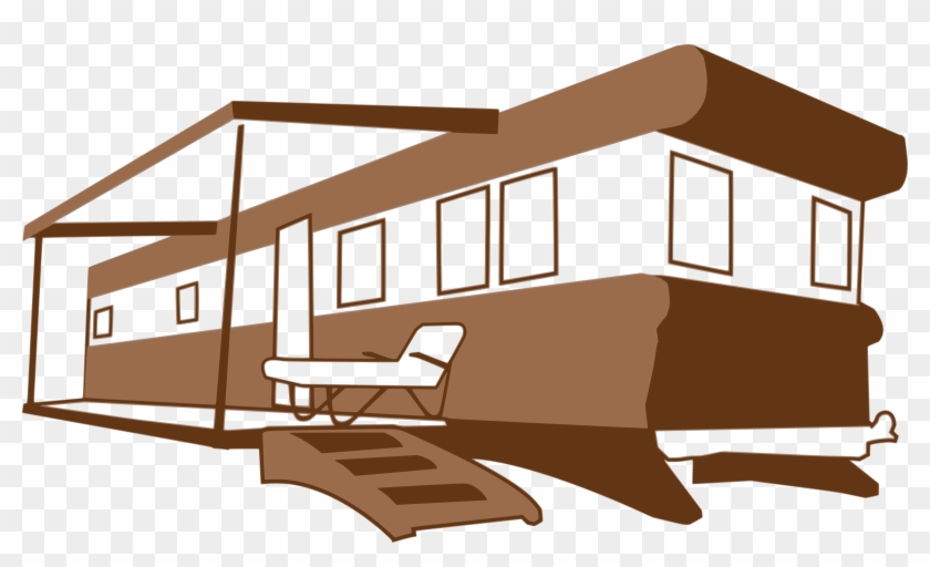 How To Set Use Mobile Home Svg Vector - Trailer Park Vector #244503