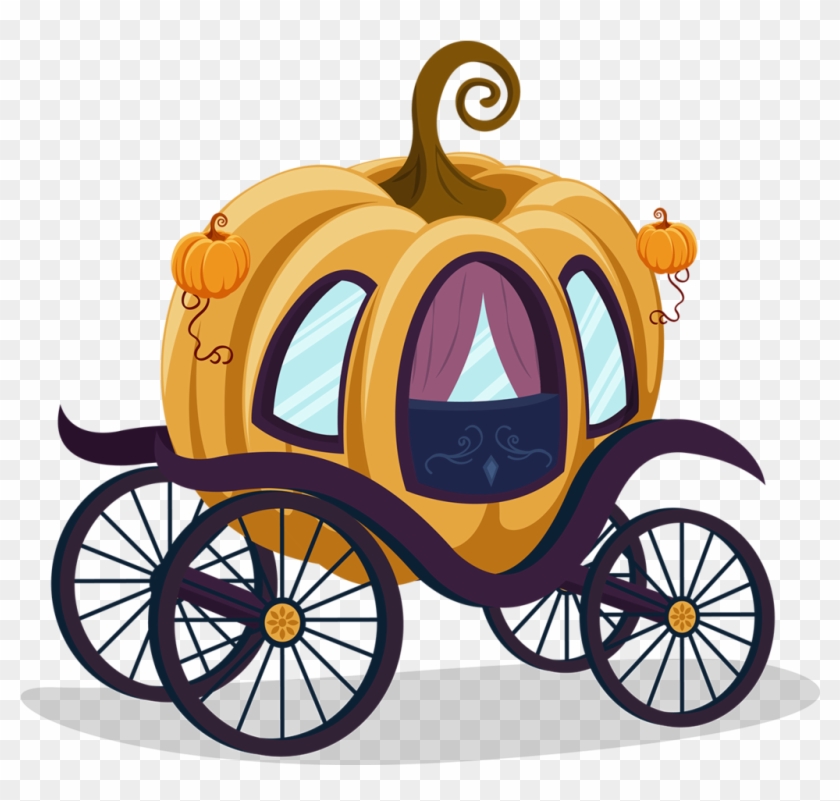 Cinderella Carriage Pumpkin Cartoon Clip Art - Cinderella Carriage Cartoon #244530