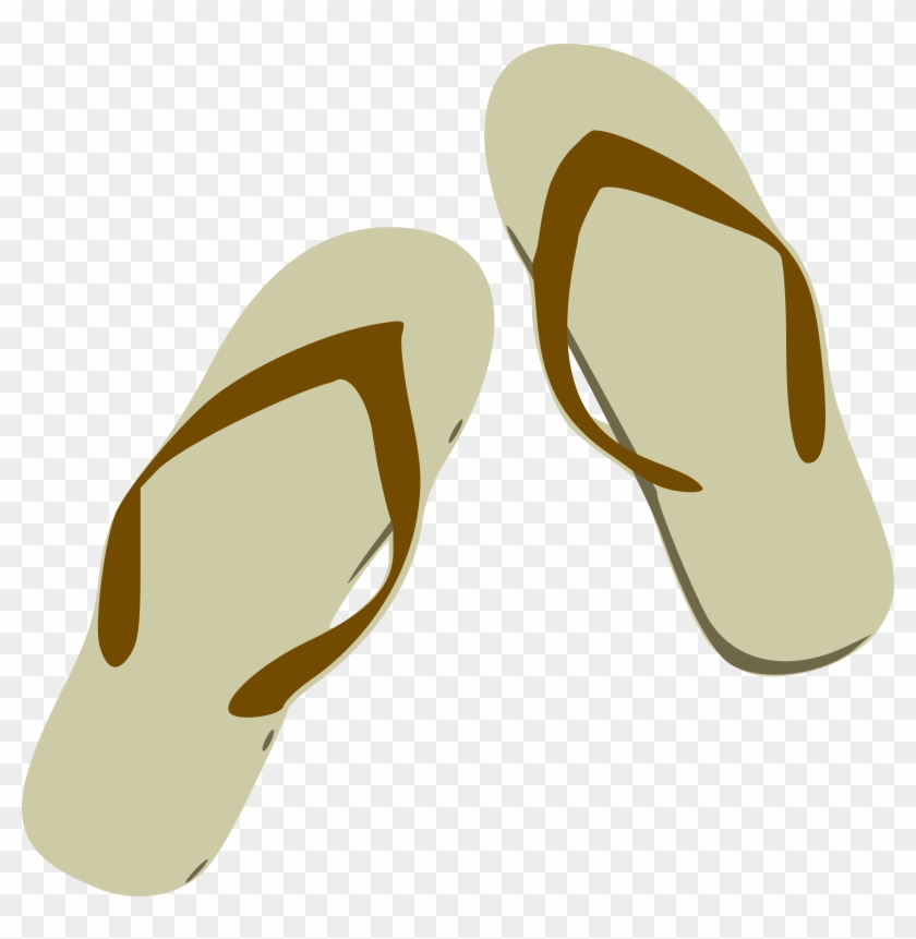 Glass Slipper Clip Art - Flip Flop Clip Art #244684