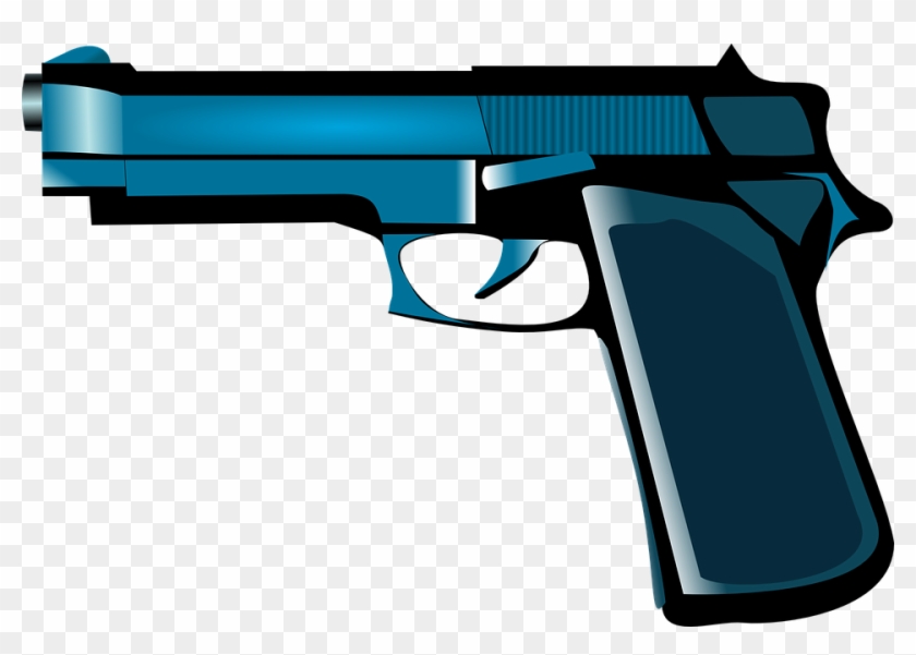 Pistol Clipart Glock - Cartoon Gun No Background - Free Transparent PNG