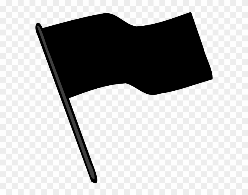 Black And White Flag Clip Art - Black Flag Image Download #244786