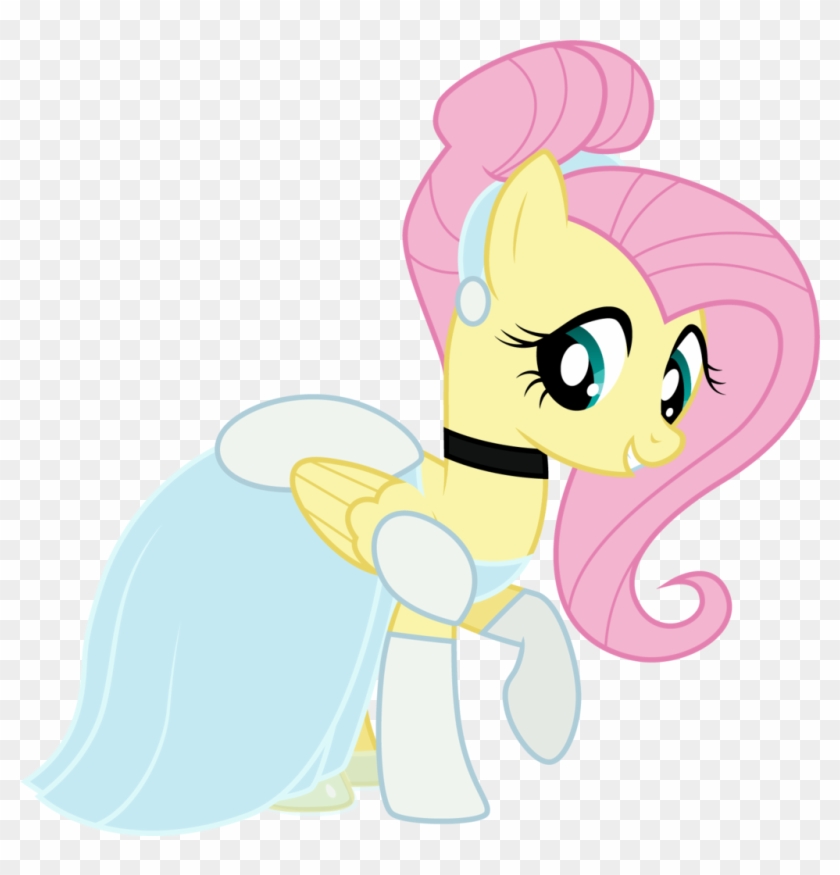 Fluttershy As Cinderella By Cloudyglow Fluttershy As - My Little Pony Princess Fluttershy #244813
