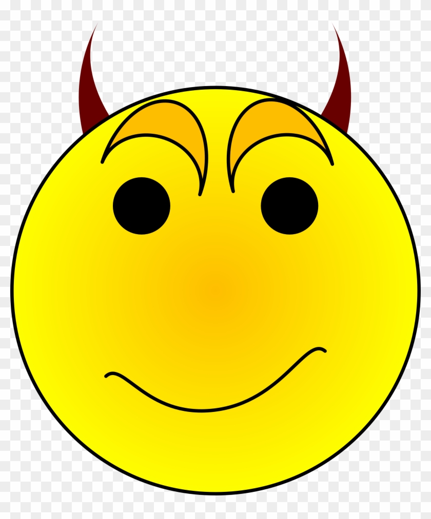 Devil Smiley Face Clip Art - Devil Smiley Face Clip Art #244819