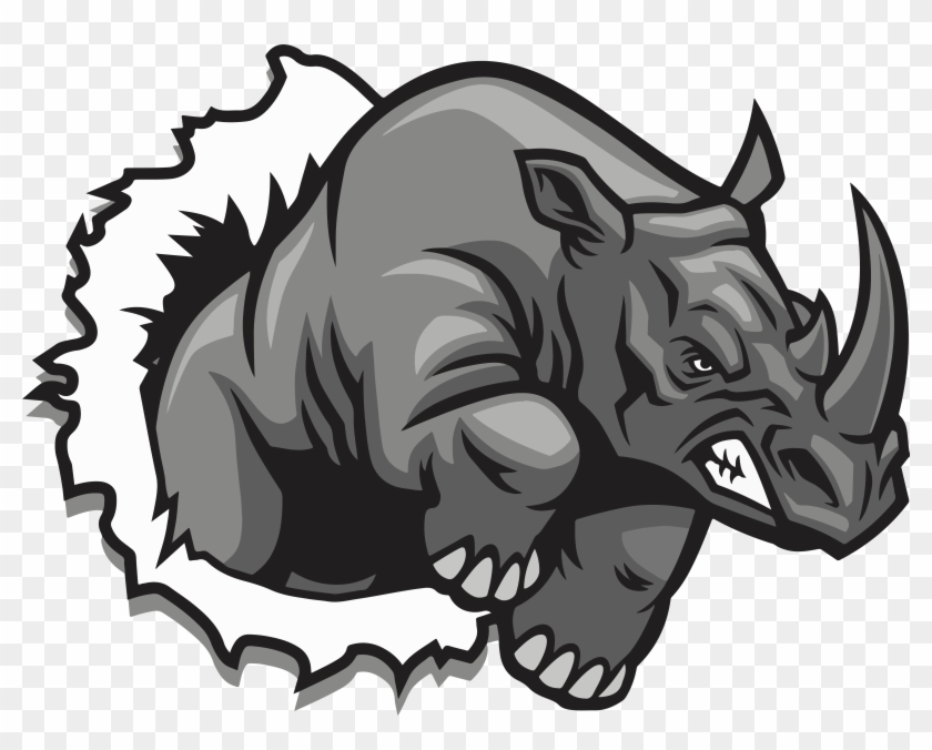 Rhinoceros Drawing Clip Art - Rhinoceros Drawing Clip Art #245143