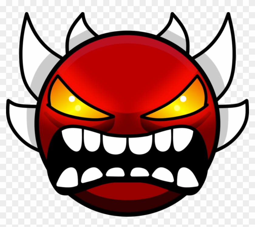 Demon Png - Geometry Dash Extreme Demon #244960