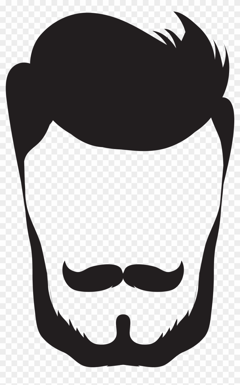 Hipster Hair And Beard Png Clip Artu200b Gallery Yopriceville - Art Png Beard #244984