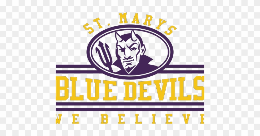 Marys Blue Art,t- - St Marys Blue Devils Logo #245105