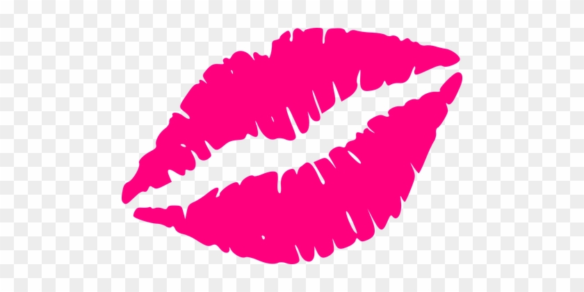 Lips Pink Sexy Kiss Woman Mouth Love Seduc - Lip Print Clip Art #245131
