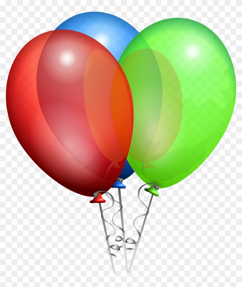Red Green Blue Cartoon Balloon Vector - Balloons Clip Art #245180