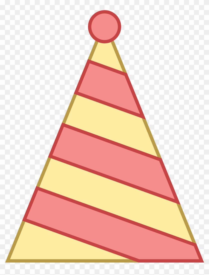 Hat Clipart Triangle - Triangle Party Hat Clipart #245199