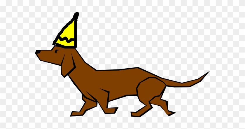 Birthday Dachshund Clip Art - Draw A Weiner Dog #245258