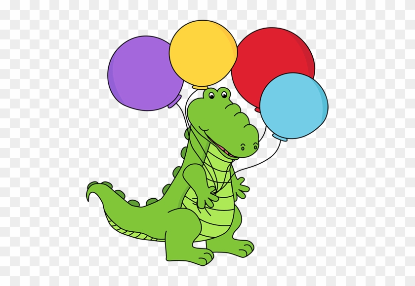 Alligator With Balloons - Alligator With Balloons #245265
