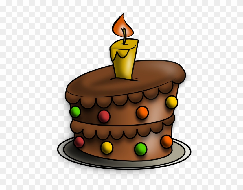 Birthday Cake Drawing Free Birthday Cake 2 Clip Art - Drawing Of Cake With Colour #245316