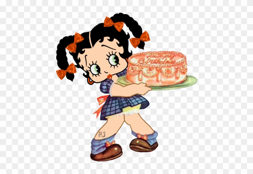 Birthday Cake Little Betty - Betty Boop Name Magnet #245346