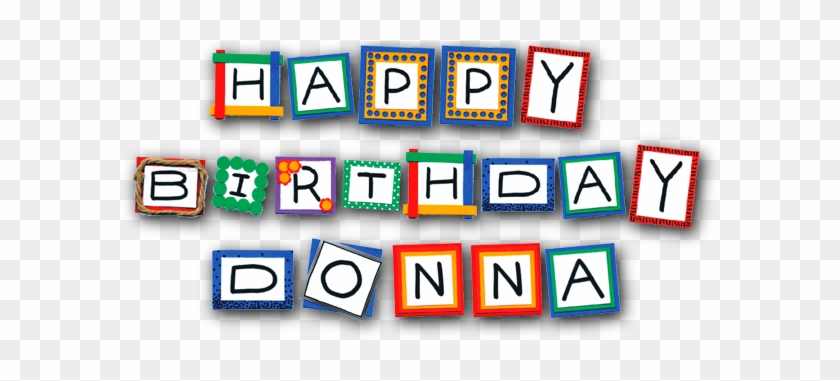 Happy Birthday Donna Clipart - Happy Birthday Donna Gif #245354