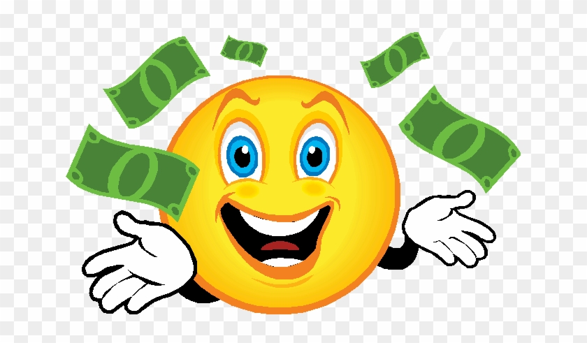 Happy Birthday Smiley Face Clip Art - Smiley Face With Money #245366