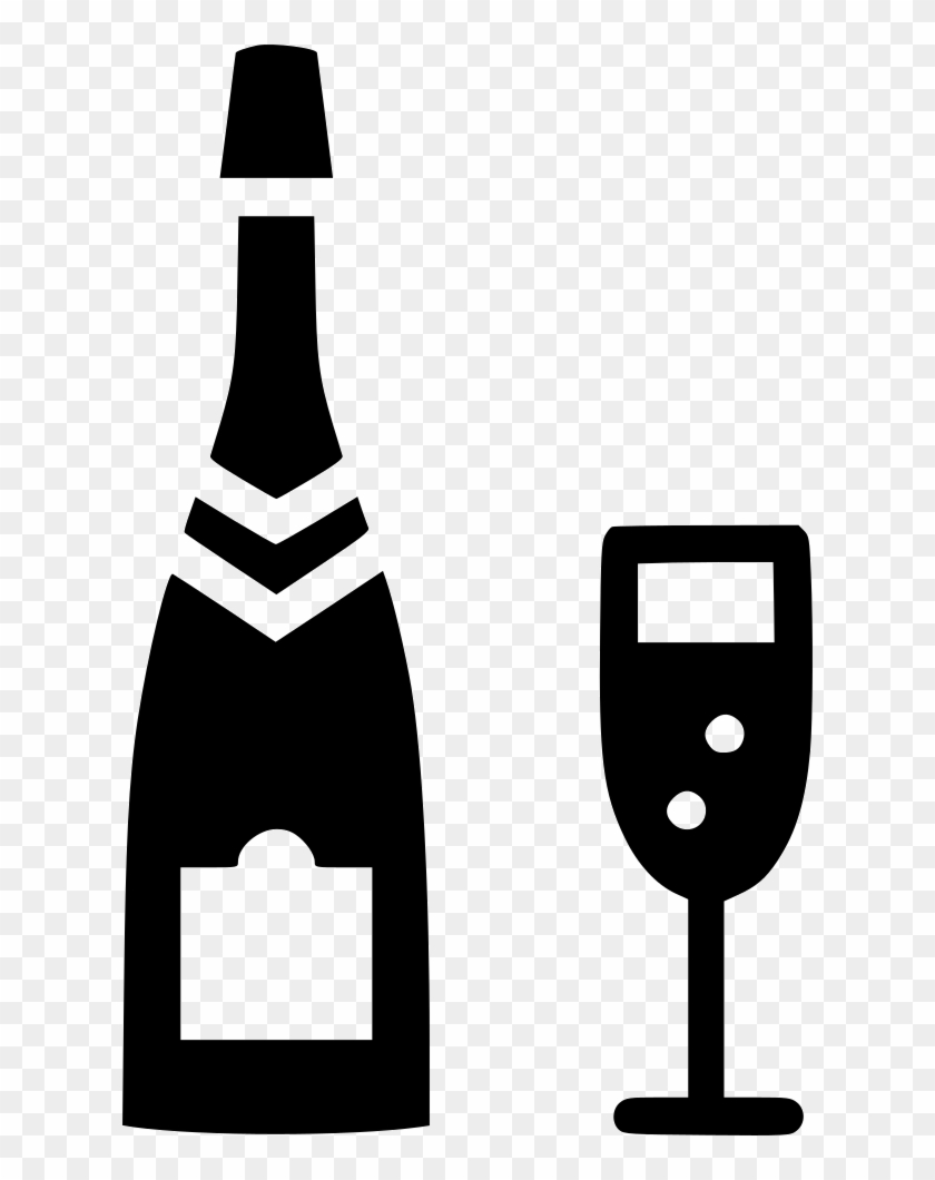 Champagne Glass Alcohol Bottle Celebrate Cheers Comments - Alcohol Icon Png #245503