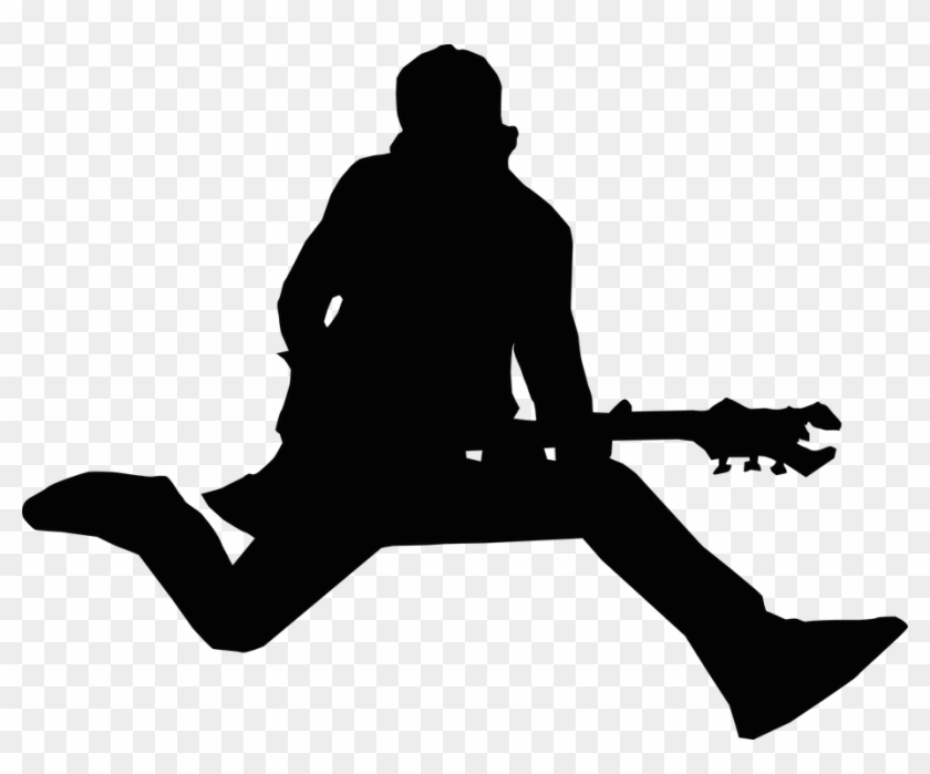 Guitar Player Silhouette Png #245520