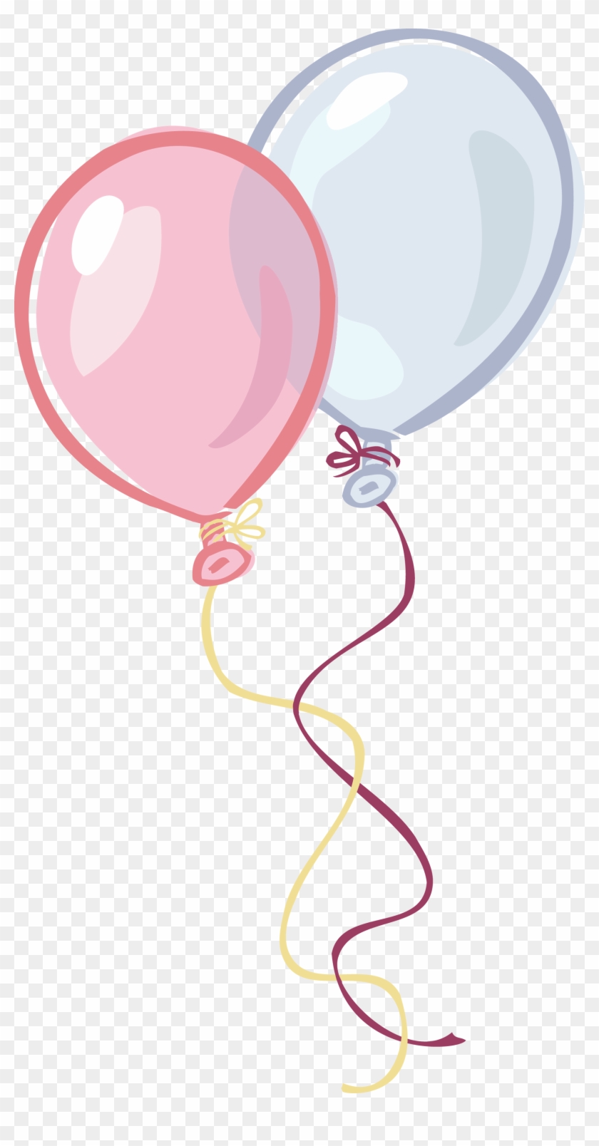 Birthday Balloons Png - Pink Balloons Clip Art #245599