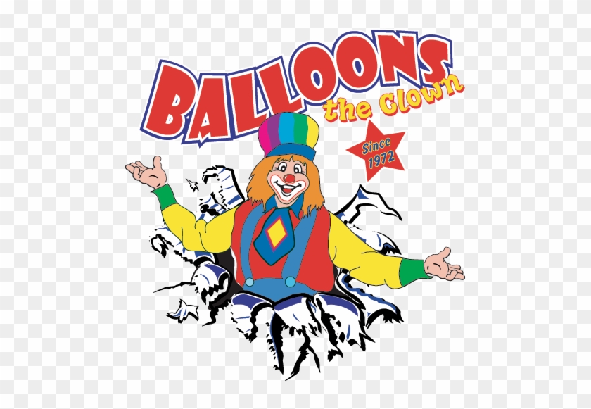 Com Balloons The Clown - Soccer Ball Burst Round Ornament #245604