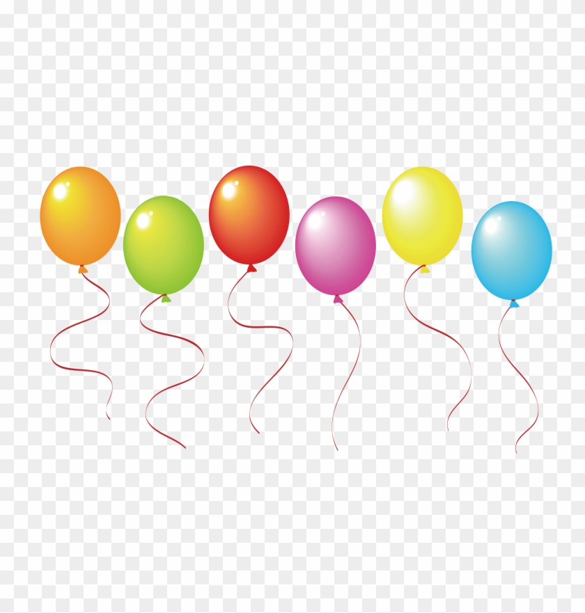 Balloon Party Greeting Card Clip Art - Free Vector Balloons #245620