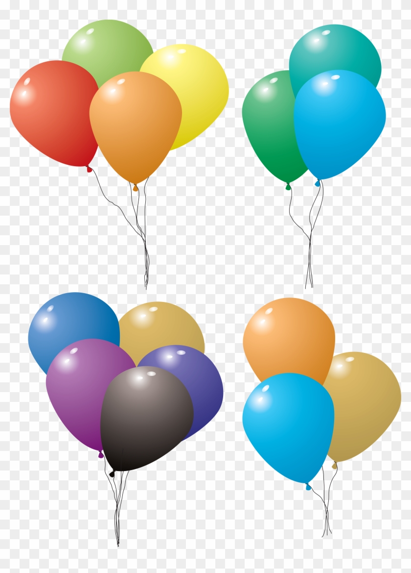 Happy Birthday Balloons Png Images - Globos De Colores #245626