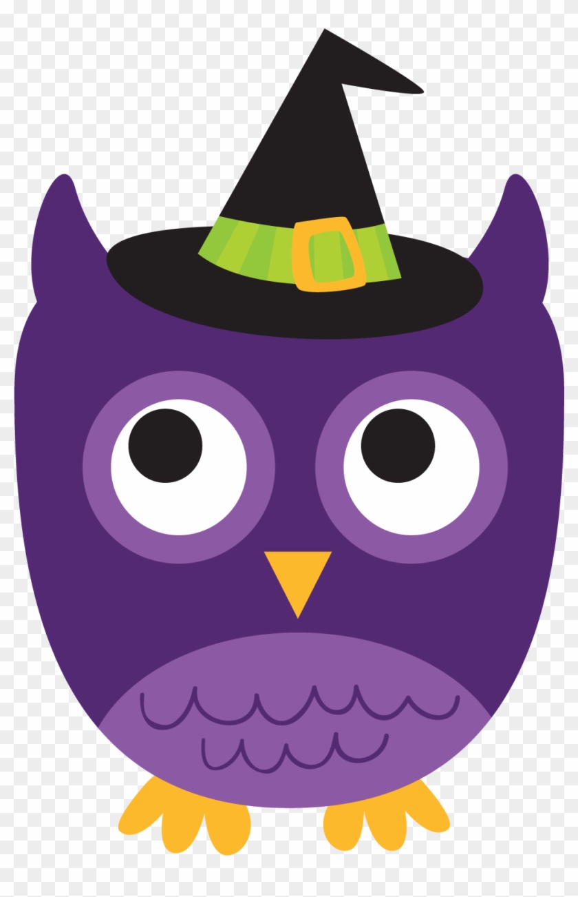 Witch Clipart Owl - Halloween Owl Clip Art #245673
