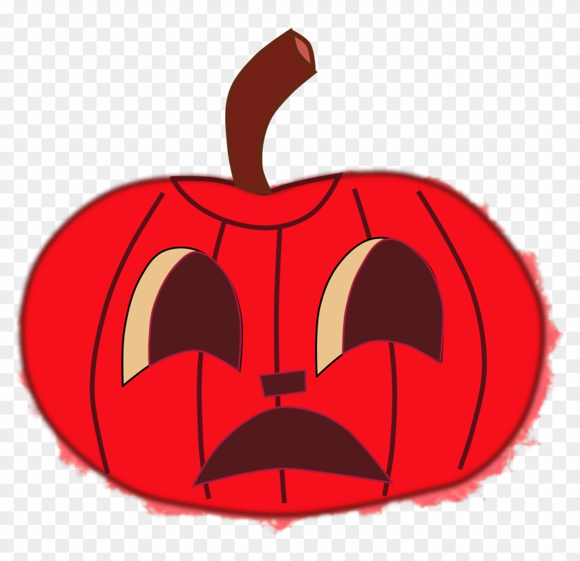 Red Pumpkin Clipart - Red Pumpkin Clipart #245689