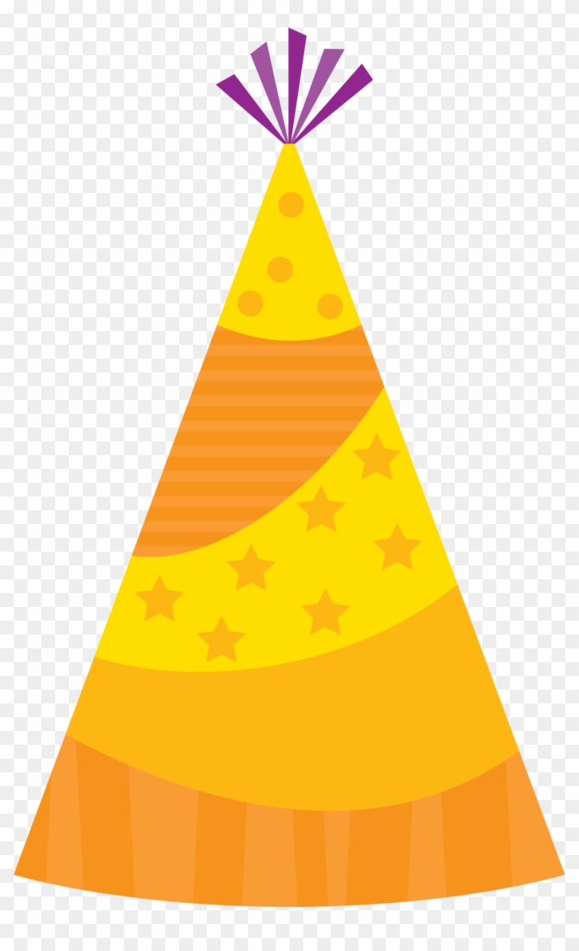 Party Hat Birthday Clip Art - Yellow Birthday Hat Png #245711
