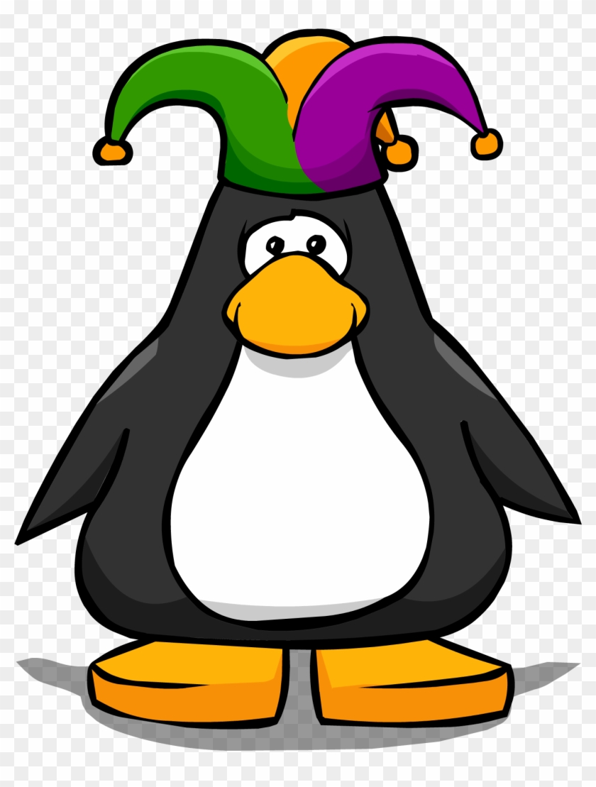 Clipart Jester Hat - Penguin With A Top Hat #245734