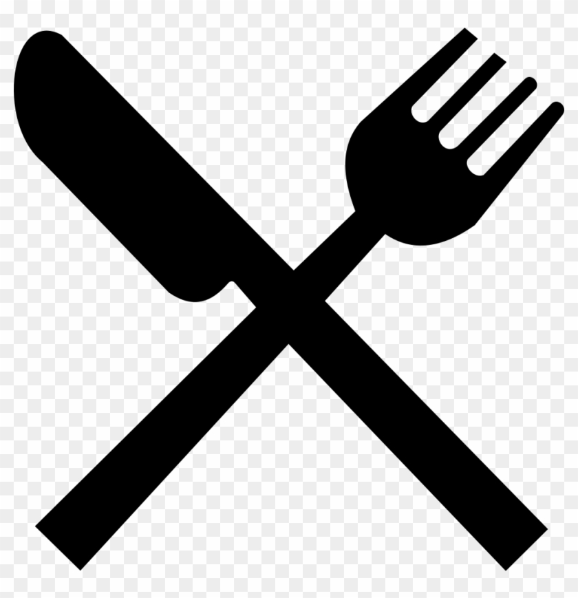 Dinner Party Comments - Black And White Fork And Knife Clipart #245799
