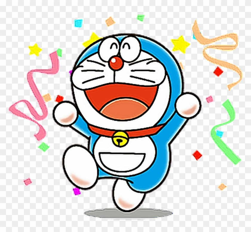 Doraemon Party ドラえもん Birthday Freetoedit - 哆 啦 A 夢 動畫 Gif - Free  Transparent PNG Clipart Images Download
