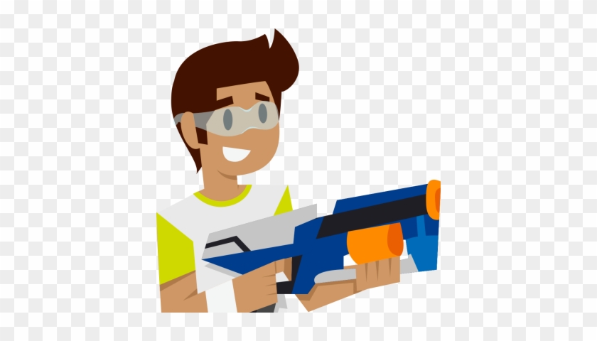 Birthday Parties Apex - Nerf Gun Clip Art #245848